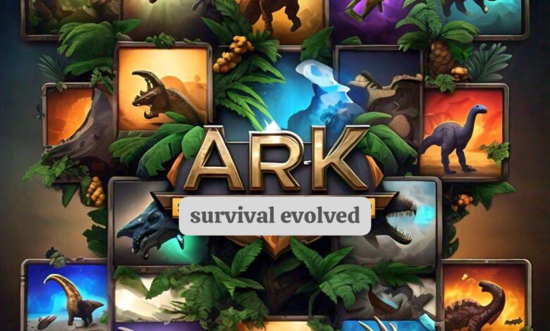 ark: survival evolved (2017) game icons banners