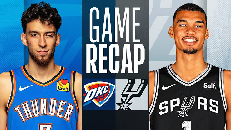 okc thunder vs san antonio spurs match player stats