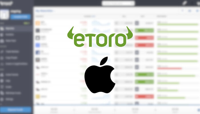 apple stock price on etoro