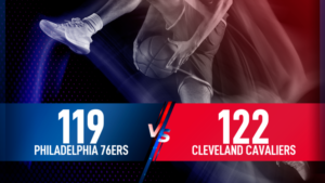 cleveland cavaliers vs 76ers match player stats