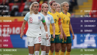 australia women's national football team vs england women's national football team timeline