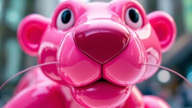 Jeff Koons’ Pink Panther