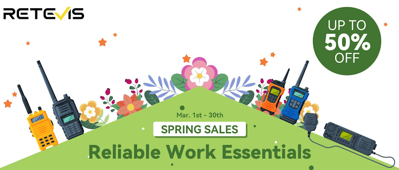 Reliable Work Essentials: RETEVIS Spring Sales